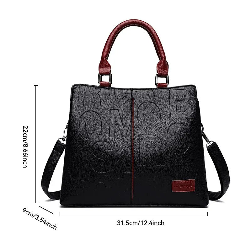 Bolsa de Couro Alça Longa Feminina