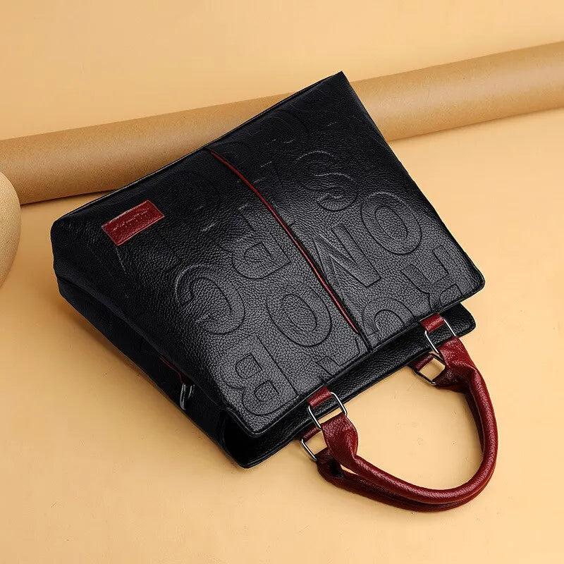 Bolsa de Couro Alça Longa Feminina