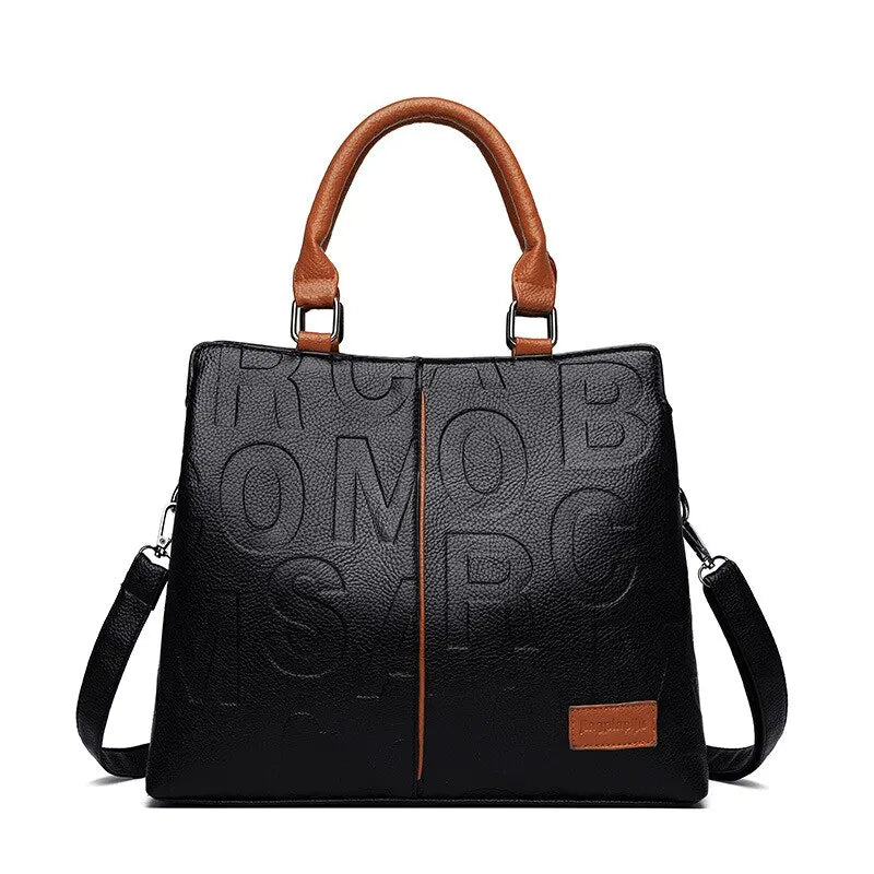 Bolsa de Couro Alça Longa Feminina