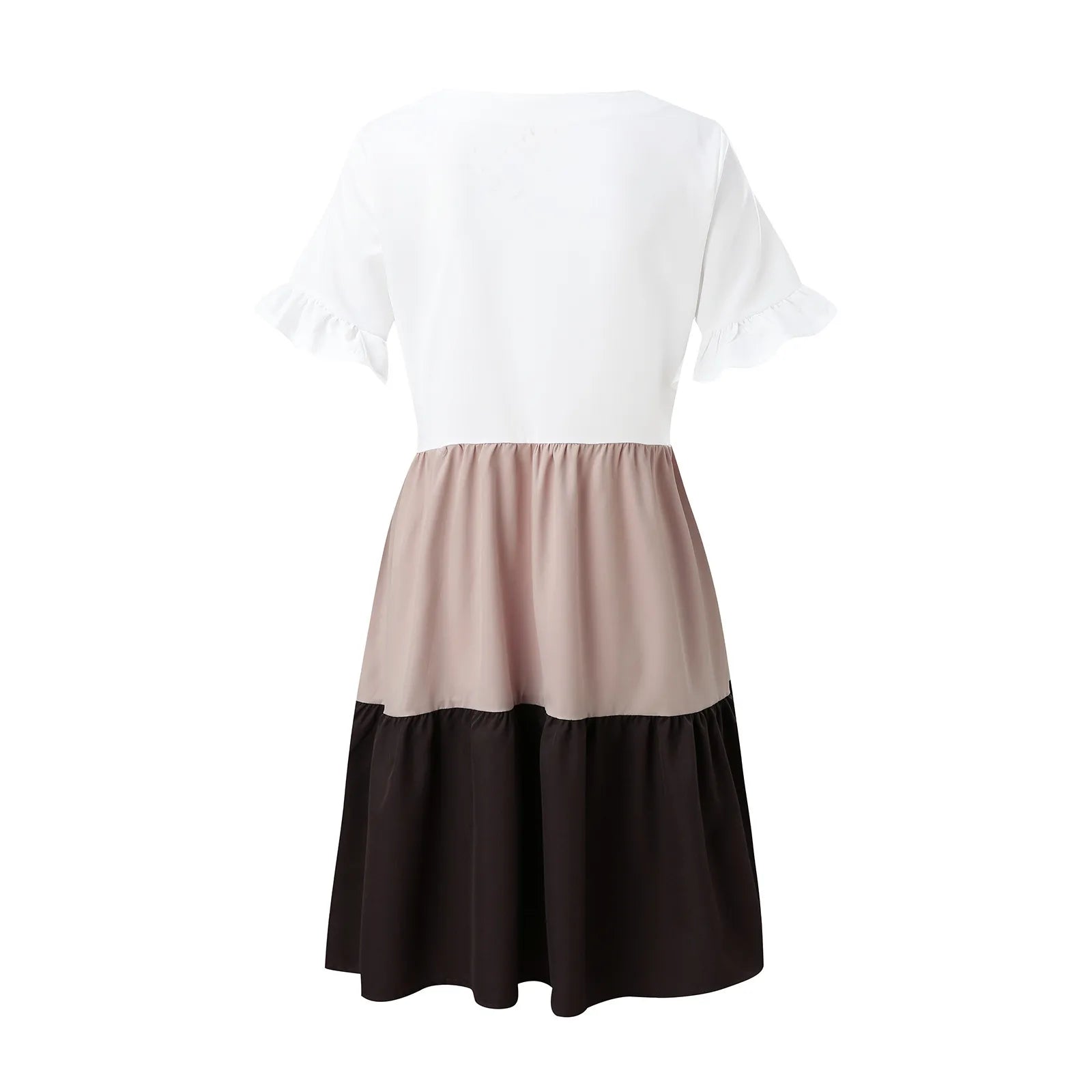 Vestido Soltinho Tricolor Vintage