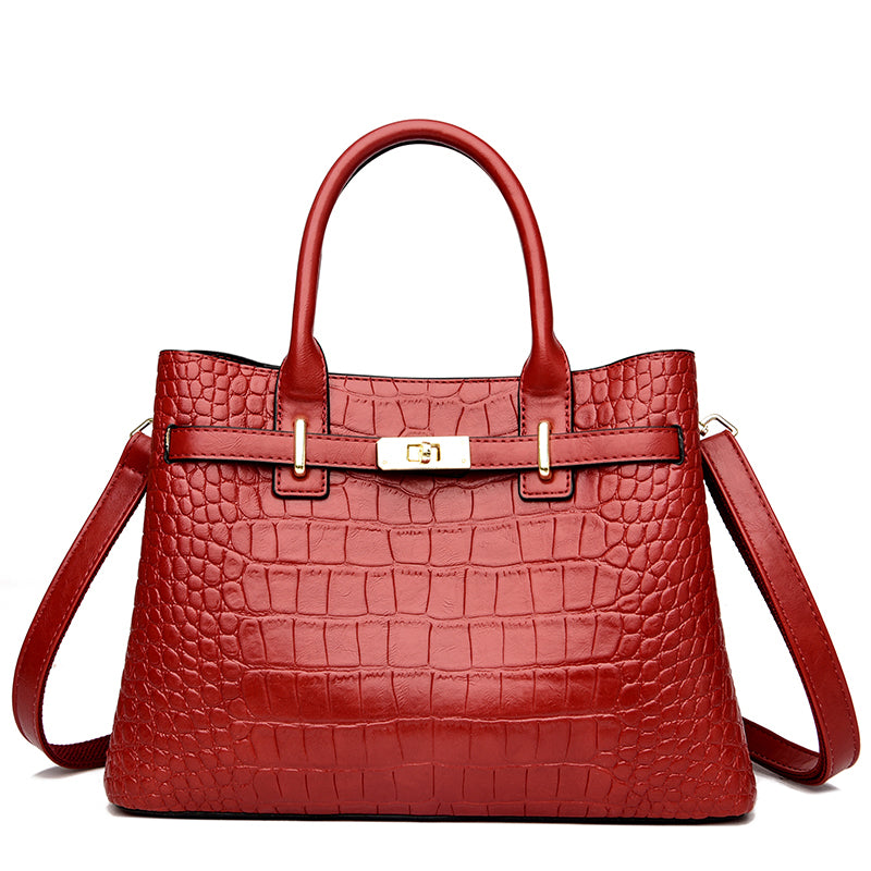 Bolsa-de-Couro-Snake-Feminina-Vermelho