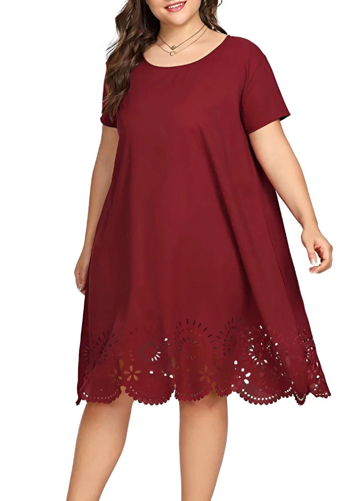 Descubra o Poder da Moda Plus Size: Vestido Soltinho Monocromático