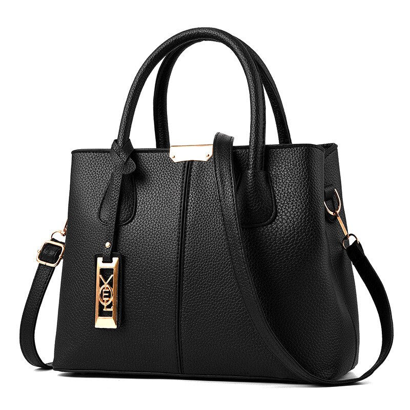 Bolsa-de-Couro-Feminina-de-Ombro-Preto