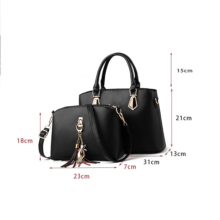 Bolsa de Couro Feminina de Ombro Zirta Vogue