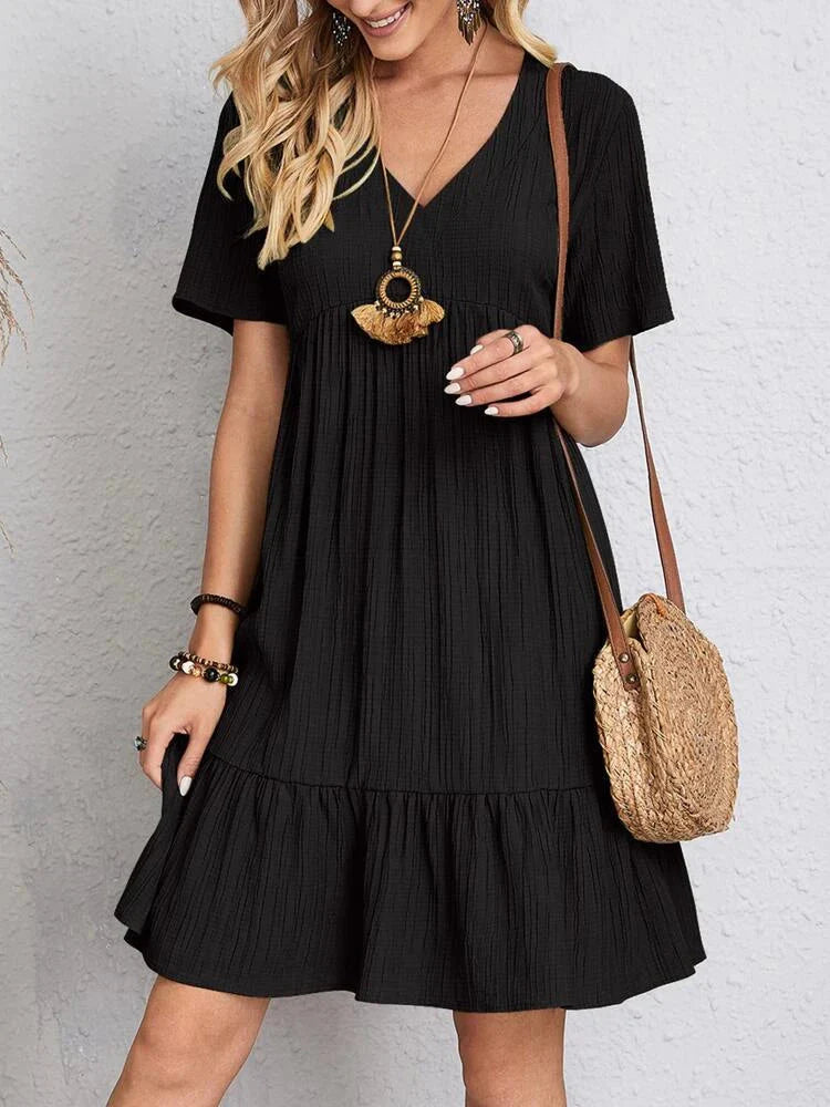 Vestido Casual Soltinho Midi de Verão Anne